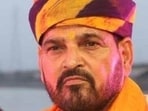 WFI president Brij Bhushan Sharan Singh has denied the sexual harassment charges and claimed that there was a political conspiracy against him. (Twitter/b_bhushansharan)