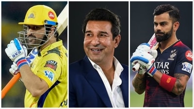 Wasim Akram has issued a massive statement about MS Dhoni and Kohli-starrer RCB (PTI-Getty Images) Wasim Akram has issued a massive statement about MS Dhoni and Kohli-starrer RCB (PTI-Getty Images)