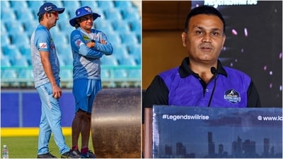 Sehwag bashes Gambhir and co. for the call vs GT (File) Sehwag bashes Gambhir and co. for the call vs GT (File)