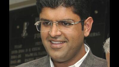 Haryana deputy chief minister Dushyant Chautala (HT file photo)
