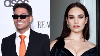 Joey Essex (left) and Lily James. (Instagram: joeyessex, lilyjamesofficial) Joey Essex (left) and Lily James. (Instagram: joeyessex, lilyjamesofficial)