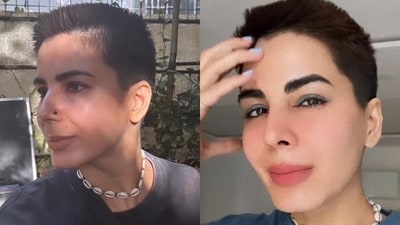 Kirti Kulhari shared a video of her new hairstyle. Kirti Kulhari shared a video of her new hairstyle.