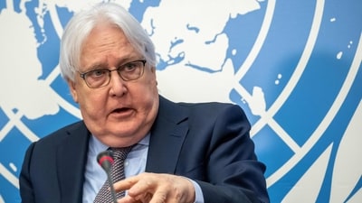 UN emergency relief coordinator Martin Griffiths. (AFP) UN emergency relief coordinator Martin Griffiths. (AFP)