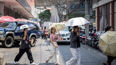 In April, Asian countries sweltered under hot conditions -- posting record or near-record temperatures. (AFP file) In April, Asian countries sweltered under hot conditions -- posting record or near-record temperatures. (AFP file)
