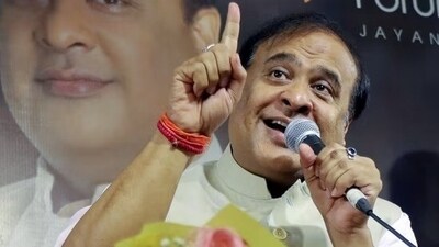Assam chief minister Himanta Biswa Sarma in Bengaluru. (ANI file)