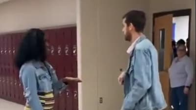 A student in an Antoich, Tennessee, high school was seen pepper spraying her teacher twice in a video after the latter confiscated her phone. A student in an Antoich, Tennessee, high school was seen pepper spraying her teacher twice in a video after the latter confiscated her phone.