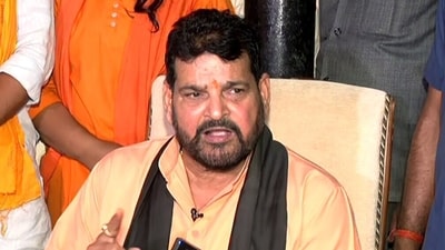 Wrestling Federation of India (WFI) president Brij Bhushan Sharan Singh. (ANI )