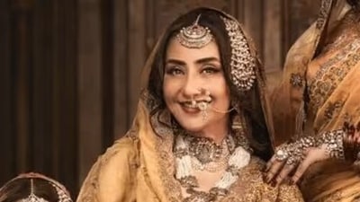 Manisha Koirala's look from Heeramandi. Manisha Koirala's look from Heeramandi.
