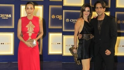 Malaika Arora, Sussanne Khan and Arslan Goni at the event in Mumbai. (Pics: Varinder Chawla) Malaika Arora, Sussanne Khan and Arslan Goni at the event in Mumbai. (Pics: Varinder Chawla)