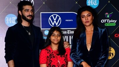 Sushmita Sen attends her first award event, Hindustan Times India’s Most Stylish 2023 in Mumbai after heart attack. (HT photos) Sushmita Sen attends her first award event, Hindustan Times India’s Most Stylish 2023 in Mumbai after heart attack. (HT photos)