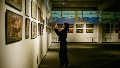 According to Kama Wangdi, exhibitions and art shows are very important for individual artists which allow them to enter into the competitive market. (Representative image) (Unsplash) According to Kama Wangdi, exhibitions and art shows are very important for individual artists which allow them to enter into the competitive market. (Representative image) (Unsplash)
