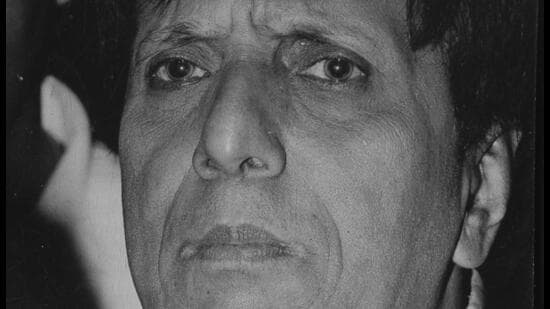 26 July 1989 - Dada Kondke comedian - HT Photo by Chandru Mirchnadani.