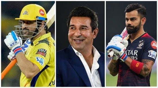 Wasim Akram has issued a massive statement about MS Dhoni and Kohli-starrer RCB (PTI-Getty Images)