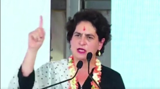 Congress leader Priyanka Gandhi (Twitter Photo)