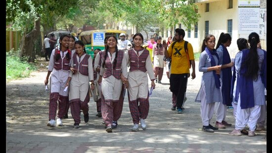 The entrance exams for the scheme launched amid much fanfare were conducted on April 16 for Class 11 and on March 26 for Class 9 after being postponed on two occasions. (HT File Photo)