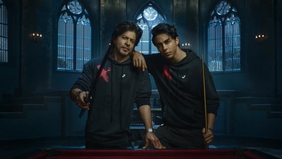 Shah Rukh Khan starred in Aryan Khan's brand advertisement.