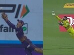 Gurbaz recreates Dhoni's famous IPL catch in grabbing a stunner vs PBKS Gurbaz recreates Dhoni's famous IPL catch in grabbing a stunner vs PBKS