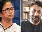West Bengal chief minister Mamata Banerjee and ‘The Kashmir Files’ director Vivek Agnihotri.