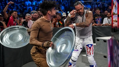 Bad Bunny defeated Damian Priest in  a San Juan Street Fight at WWE Backlash 2023 on Saturday night in Puerto Rico. (WWE)