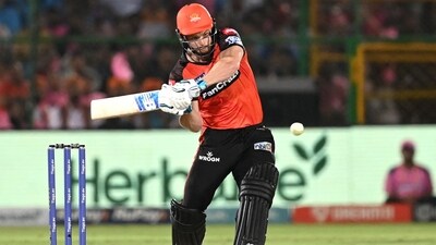 Sunrisers Hyderabad's Glenn Phillips plays a shot during the IPL match against Rajasthan Royals (AFP) Sunrisers Hyderabad's Glenn Phillips plays a shot during the IPL match against Rajasthan Royals (AFP)