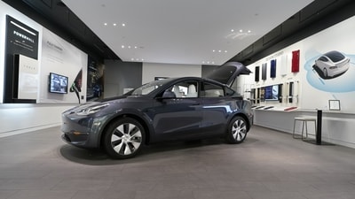 The popularity of electric SUVs has exploded since Tesla delivered its domestically-produced Model Y two years ago in China. (AP) The popularity of electric SUVs has exploded since Tesla delivered its domestically-produced Model Y two years ago in China. (AP)