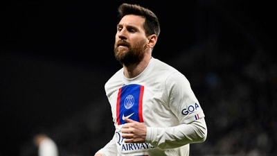 Paris Saint-Germain's Argentine forward Lionel Messi (AFP)