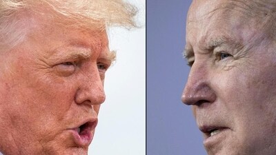 Former US president Donald Trump (left) and US President Joe Biden (AFP) Former US president Donald Trump (left) and US President Joe Biden (AFP)