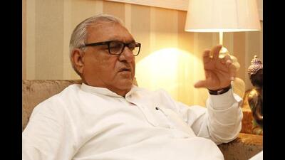 Haryana ex-chief minister Bhupender Singh Hooda. (File photo) Haryana ex-chief minister Bhupender Singh Hooda. (File photo)