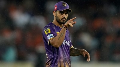 Kolkata Knight Riders captain Nitish Rana (AP)