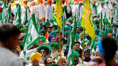 An officer said, "As many as 200 Delhi Police personnel along paramilitary force has been deployed at Tikri Border, Nangloi Chowk, Peeragarhi Chowk, and Mundka Chowk." (PTI) An officer said, "As many as 200 Delhi Police personnel along paramilitary force has been deployed at Tikri Border, Nangloi Chowk, Peeragarhi Chowk, and Mundka Chowk." (PTI)