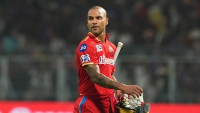 Shikhar Dhawan scored another half century, making 57 off 47 balls (PTI)