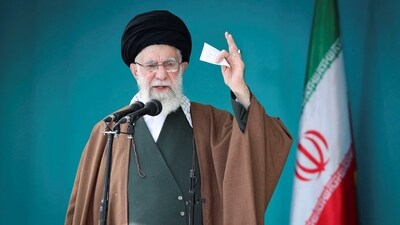 Iran's supreme leader Ayatollah Ali Khamenei. (via REUTERS)