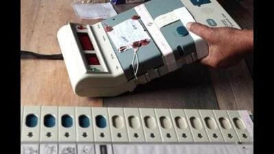 The voting will start at 8 am and continue till 6 pm on May 10 while the counting will take place on May 13. (HT File Photo)