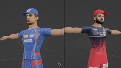 Virat Kohli and Gautam Gambhir's spat turned into a game. (Twitter/@sagbansal)