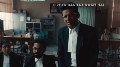 Manoj Bajpayee in a scene from Bandaa trailer.