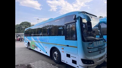 e-Shivneri buses offers 50% concession to female passengers, (HT PHOTO) e-Shivneri buses offers 50% concession to female passengers, (HT PHOTO)