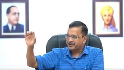 Kejriwal on Monday again spoke on the alleged Delhi liquor scam.
