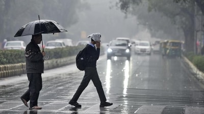 A downpour in New Delhi. (HT File Photo) A downpour in New Delhi. (HT File Photo)