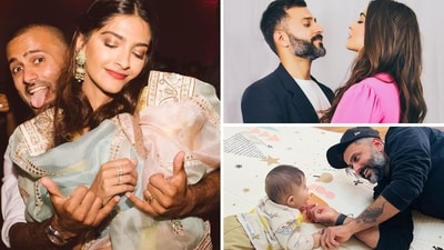 Sonam Kapoor shared a bunch of pictures on her Instagram on her fifth marriage anniversary with Anand Ahuja. Sonam Kapoor shared a bunch of pictures on her Instagram on her fifth marriage anniversary with Anand Ahuja.