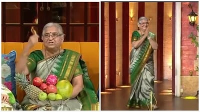 Sudha Murthy at The Kapil Sharma Show.