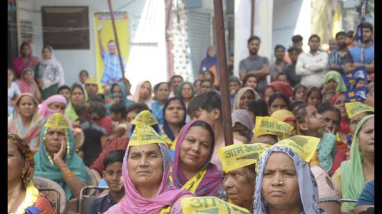 The Ghaziabad district goes to polls on May 11 in the second phase of local body elections. (Sakib Ali/ HT Photo)