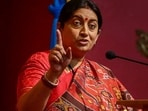 Union Minister Smriti Irani 