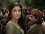 Aishwarya Rai as Nandini in Ponniyin Selvan 2 trailer.
