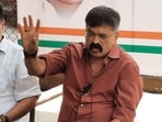 NCP MLA Jitendra Awhad addresses a presser in Mumbai. NCP MLA Jitendra Awhad addresses a presser in Mumbai.