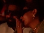 Prabhas and Kriti Sanon at Adipurush fan preview event in Hyderabad. 