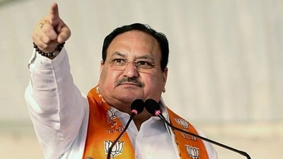 The meeting has been called just a day ahead of the polling for the assembly elections in Karnataka. (Jagat Prakash Nadda Twitter) The meeting has been called just a day ahead of the polling for the assembly elections in Karnataka. (Jagat Prakash Nadda Twitter)
