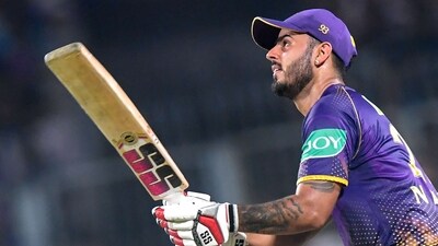 Kolkata Knight Riders' captain Nitish Rana plays a shot during the Indian Premier League (IPL) Twenty20 cricket vs Punjab Kings (AFP) Kolkata Knight Riders' captain Nitish Rana plays a shot during the Indian Premier League (IPL) Twenty20 cricket vs Punjab Kings (AFP)