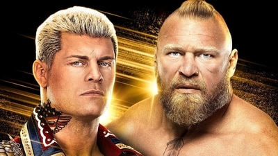 Cody Rhodes vs Brock Lesnar 2.0 will add another chapter to the high-octaned rivalry between the two superstar wrestlers. (Twitter) Cody Rhodes vs Brock Lesnar 2.0 will add another chapter to the high-octaned rivalry between the two superstar wrestlers. (Twitter)