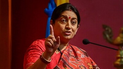 Union Minister Smriti Irani (PTI) Union Minister Smriti Irani (PTI)