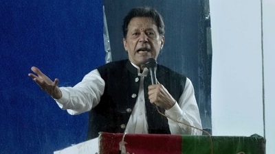 Former Pakistan prime minister Imran Khan. (AP) Former Pakistan prime minister Imran Khan. (AP)